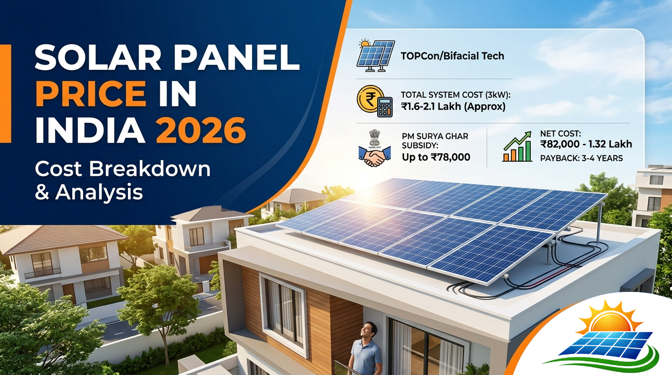 Solar Panels Price in India in 2026